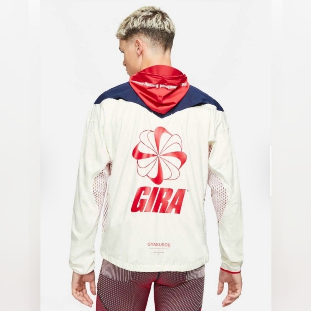 Nike x Gyakusou 3-Layer Running Training Jacket "White" Windbreaker $290